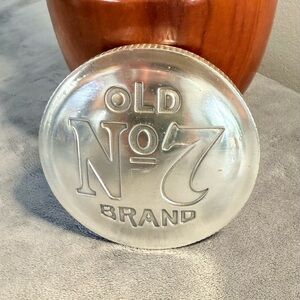 Iconic Jack Daniels Old No 7 Silver Belt Buckle